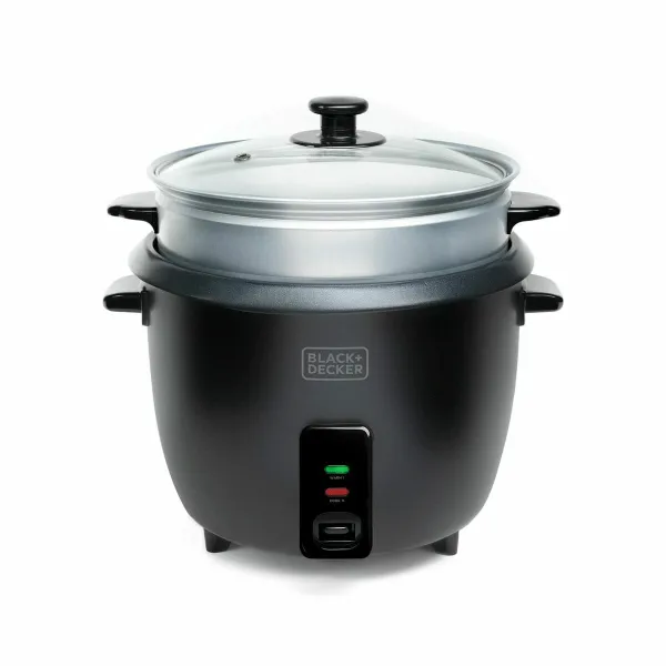 рисоварку Black & Decker BXRC1800E Чёрный 1,8 L Белый Алюминий 700 W