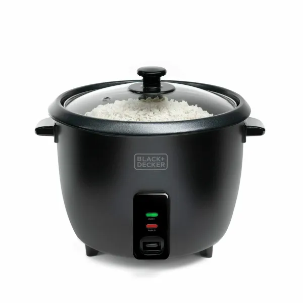 рисоварку Black & Decker BXRC1800E Чёрный 1,8 L Белый Алюминий 700 W
