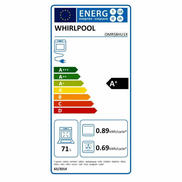 Cepeškrāsns Whirlpool Corporation 2900 W 71 L