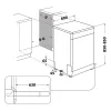 Dishwasher Whirlpool Corporation W7FHS41 White 60 cm