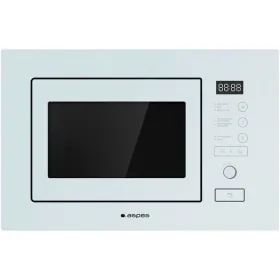 Mikroviļņu Krāsns ar Grilu Aspes AMWI2800DGB Balts 800 W 20 L