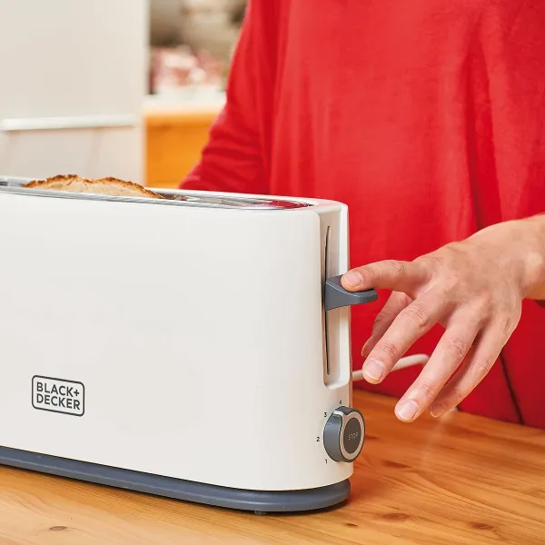 Toaster Black & Decker BXTO1001E White Black 1000 W