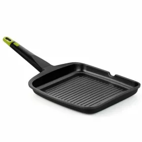 Сковорода с волнистым BRA FOODIE 28X28 Нержавеющая сталь Алюминий Ø 28 cm