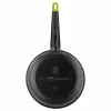 Pan BRA FOODIE     26CM Black Aluminium 26 cm Ø 26 cm