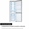 Combined Refrigerator Samsung RB34C602DSA 186 Silver 344 L