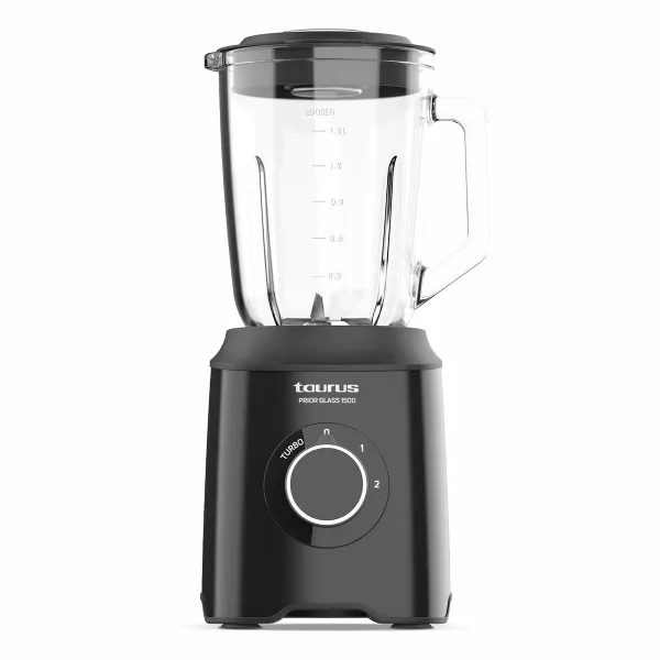 Миксер с колбой Taurus PRIOR GLASS1500 Чёрный 1500 W 1,5 L