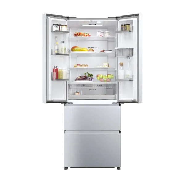 Kombinuotas šaldytuvas Haier HFR5719EWMG 190 Sidabras
