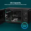 Mikroviļņu Krāsni Hisense H20MOBP1HI Melns 700 W 20 L