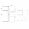Combined Refrigerator Aspes AF145503E   143 206 L White