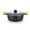 Кастрюля BRA FOODIE     24CM Чёрный Ø 24 cm