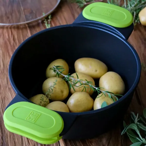 Кастрюля BRA FOODIE     24CM Чёрный Ø 24 cm