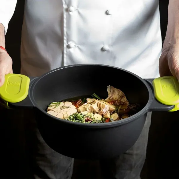 Кастрюля BRA FOODIE     24CM Чёрный Ø 24 cm