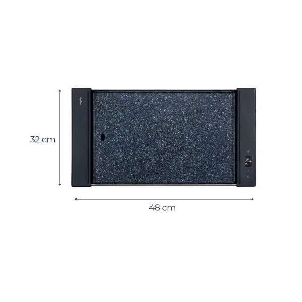 Grill JATA JEGR3000 Black 2700 W 48 x 32 cm