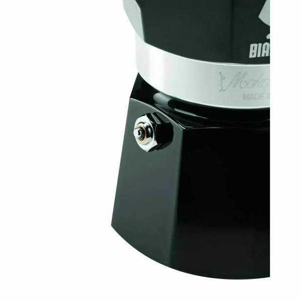 Italian Coffee Pot Bialetti MOKA EXPRESS Black Aluminium 200 ml