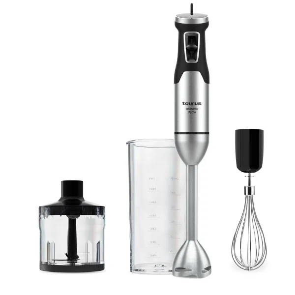 Multifunction Hand Blender with Accessories Taurus HBA1700X White Black