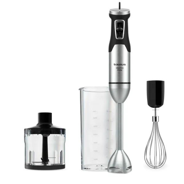 Multifunction Hand Blender with Accessories Taurus HBA1700X White Black