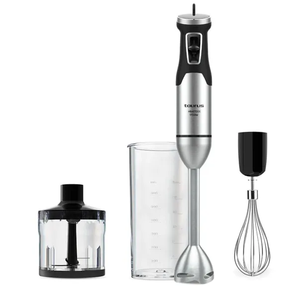 Multifunction Hand Blender with Accessories Taurus HBA1700X White Black