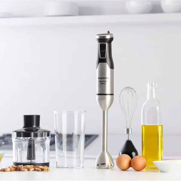Multifunction Hand Blender with Accessories Taurus HBA1700X White Black