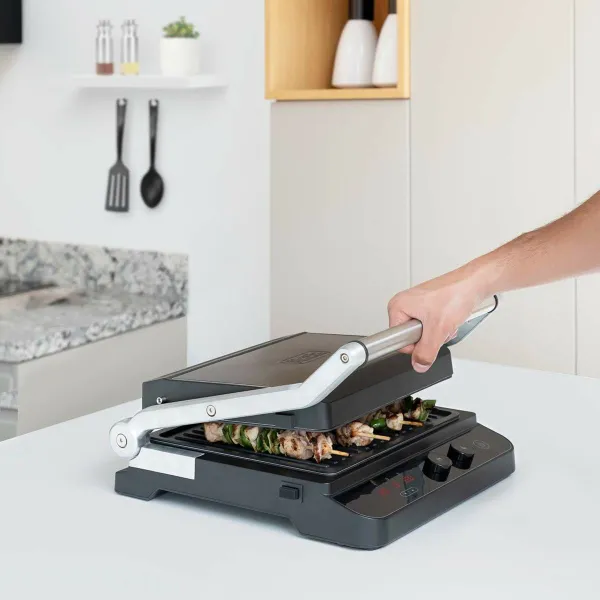 Grill Black & Decker BXGR2000E Black 2000 W