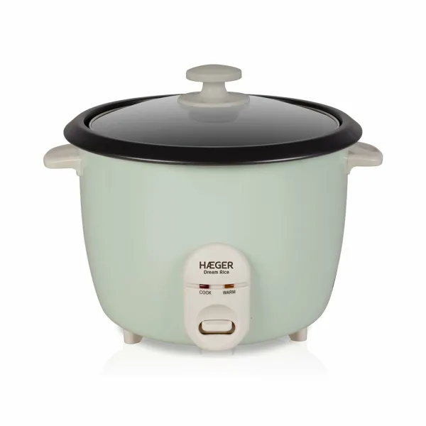 rīsu vārāmo katlu Haeger RC-18L.002A Zaļš Nerūsējošais tērauds Plastmasa 50 W