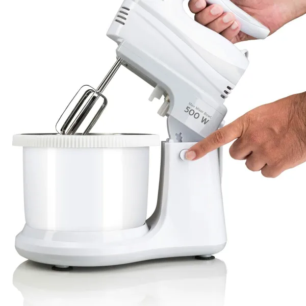 Mixer-Kneader with Bowl Haeger BL-5BW.014A White 500 W