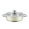 Кастрюля с крышкой Haeger PA-24L.009A Бежевый Ø 24 cm