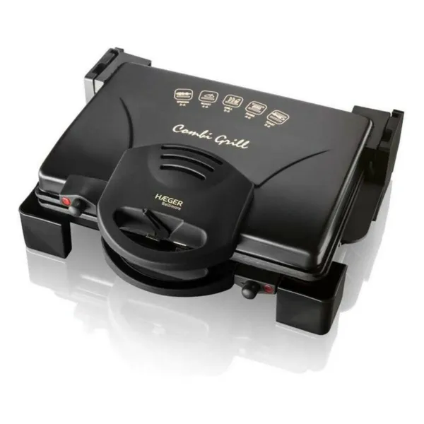 Grill Haeger GR-190.008A 1900W Musta Ruostumaton teräs
