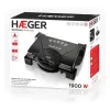 Grill Haeger GR-190.008A 1900W Melns Nerūsējošais tērauds