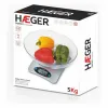 Keittiövaaka Haeger KS-05B.002B 5 kg Musta