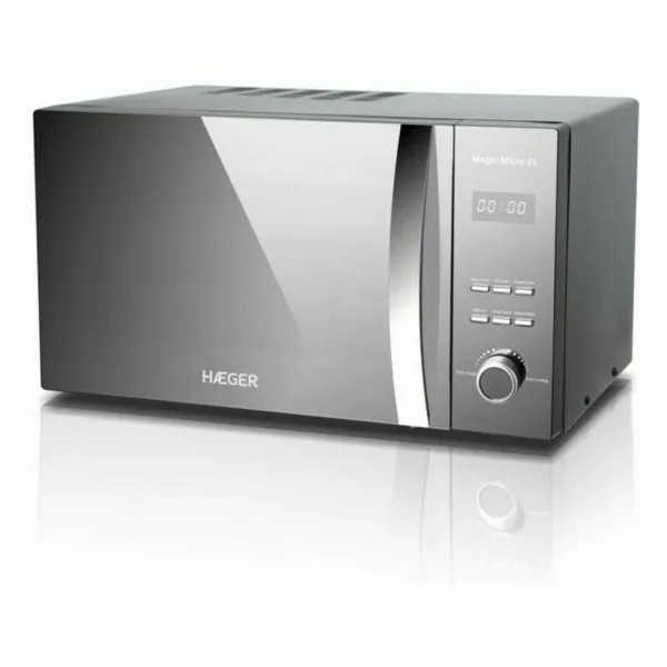 Microwave with Grill Haeger Grey 800 W