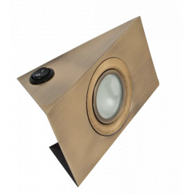 SIM-155K CABINET SPOTLIGHT ANTIQUE BRASS