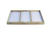 Folding Tray for Bed Wood 50 x 30 x 22 cm