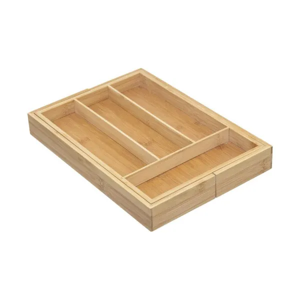 Virtuves Piederumu Organizators 5five Simply Smart Brūns Dabisks Koks Bambuss 34 x 25 x 4,5 cm