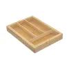 Ruokailuvälinejärjestelijä 5five Simply Smart Ruskea Luonnollinen Puu Bambu 34 x 25 x 4,5 cm