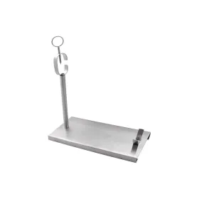 Nerūdijančio plieno kumpio stovas (atrama visai kumpio kojai) EDM Sidabras Metalinis Nerūdijantis plienas Aliuminis 40 x 16,5 x 