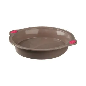 Silicone Mould with Handle Secret de Gourmet Brown Silicone 24 cm