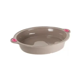 Silicone Mould with Handle Secret de Gourmet Brown Silicone 24 cm