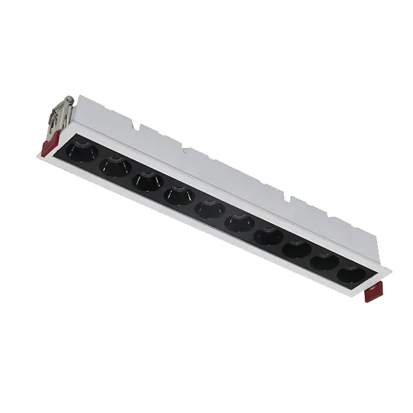 RECESSED LINEAR LIGHT EL-05 10W 4000K, WHITE & BLACK