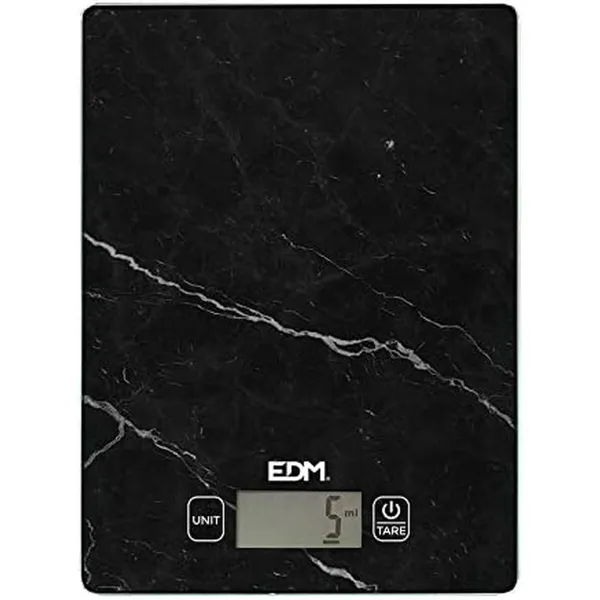 Keittiövaaka EDM 07528 Musta 5 kg