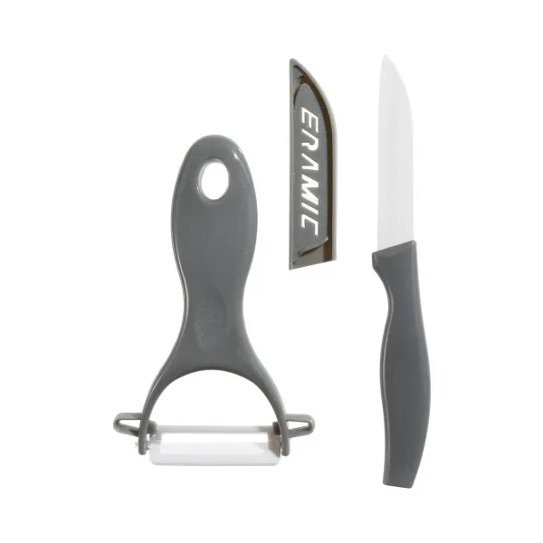 Kuorimaveitsi 5five Simply Smart Harmaa Keraminen 17,5 cm