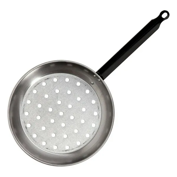 Pan for Roasting Chestnuts Vaello Polished Steel