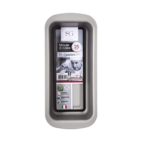 Stačiakampė liejimo forma Secret de Gourmet Aliuminis Chromuotas (25 cm)