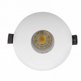 LED PLASTIC ROUND IN MIDDLE SPOTLIGHT PAR 16 COB 7W 2700-3000K WHITE