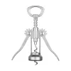 Corkscrew Secret de Gourmet Charles de Gaule Stainless steel