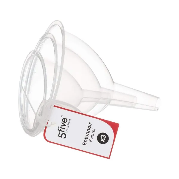 Funnel Secret de Gourmet Transparent Plastic (3 Pieces)
