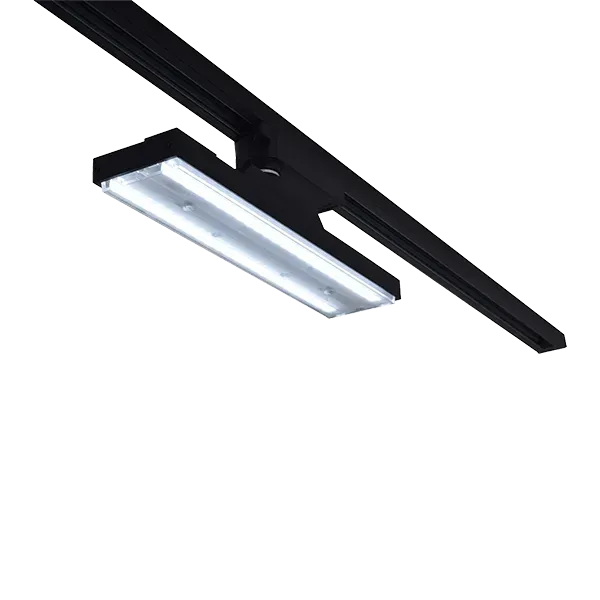 TRACK LIGHT B60 2-LINES 24W 60&degCCT BLACK