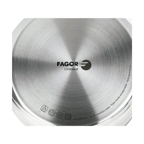 Kastikekattila FAGOR Silverinox Ruostumaton teräs 18/10 Kromattu (Ø 12 x 6,5 cm)