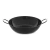 Deep Pan with Handles Vaello Black Enamelled Steel (Ø 38 cm)