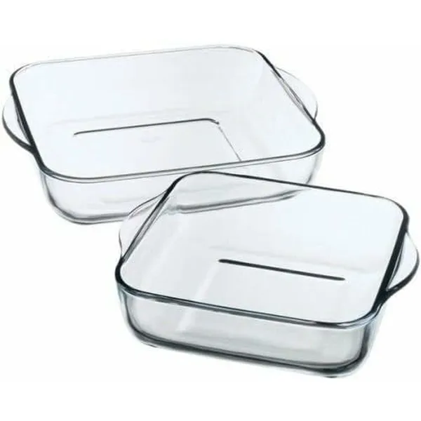 Set of Oven Dishes Pasabahce 1690037 Transparent Crystal 1 L 2 Pieces