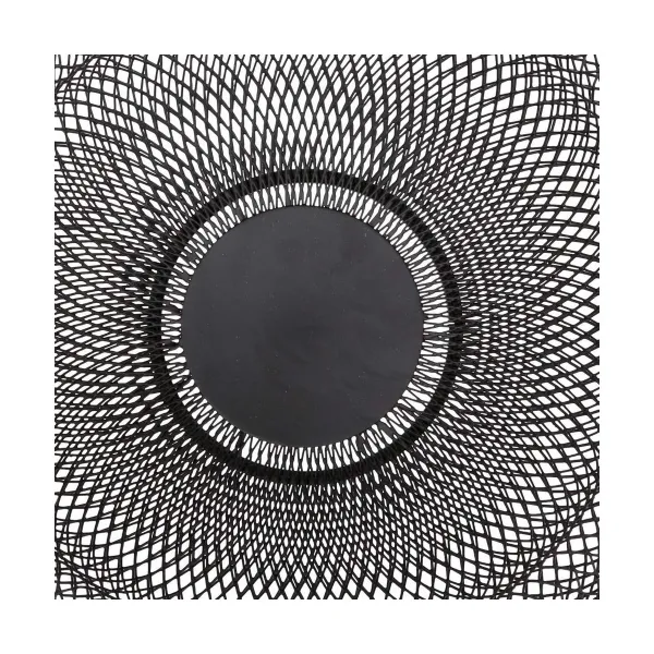 Hedelmäkulho 5five Simply Smart Noir Kitchen Musta Metalli 27 cm Ø 27 cm